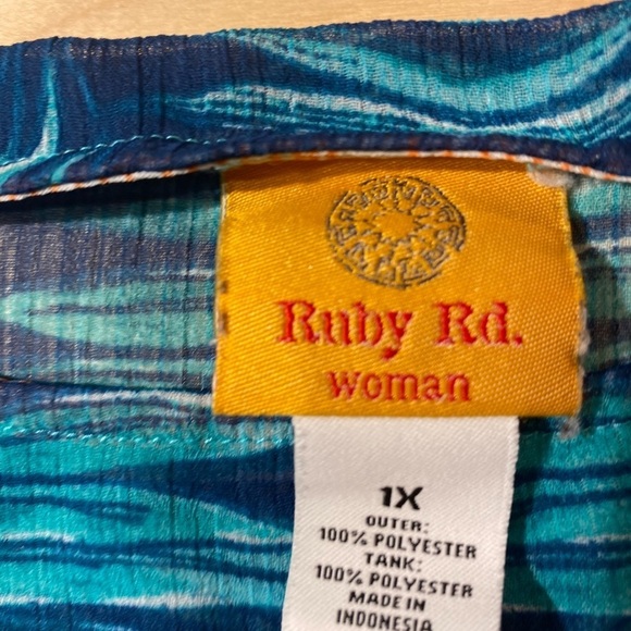 Ruby Rd. Blouse 1X (IV) - Picture 7 of 10